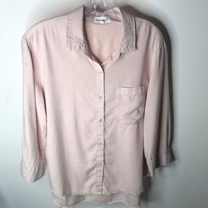 Bella Dahl frayed button down